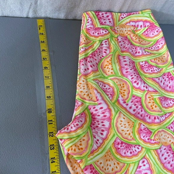 Vintage Talbots Womens Watermelon Capri Pants Size 14 Petite Summer Vacation - Picture 9 of 11